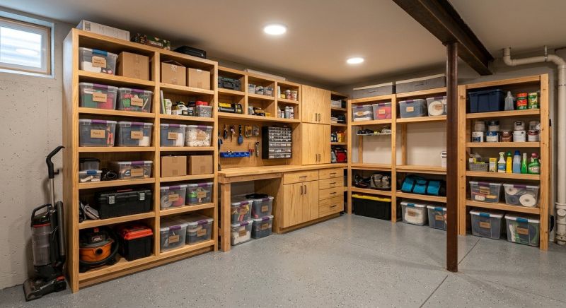 Basement Storage Installation in Frederick, MD
