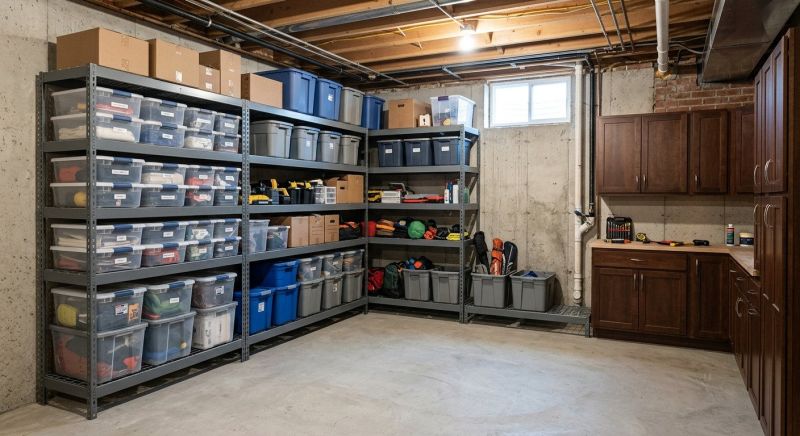 Basement Storage Installation in Annapolis, MD