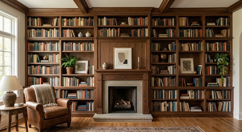 Built In Bookshelves Installation in Winston Salem, NC