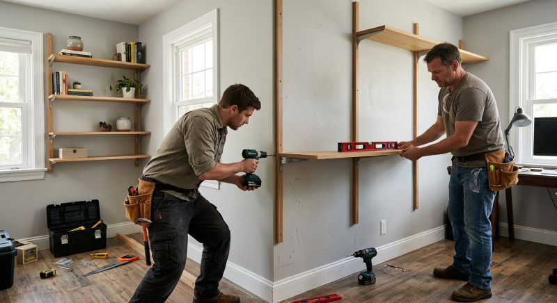 Overhead Shelving Installation in Frederick, MD