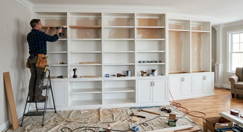 Bookcase Construction in Frederick, MD