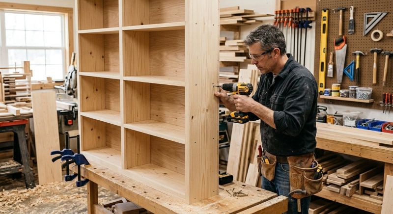 Bookcase Construction in Fairfax, VA