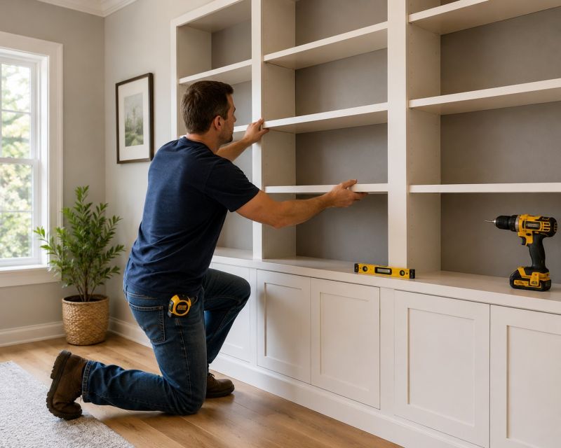Bookshelves Installation in Durham, NC