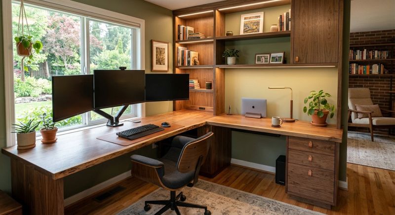 Built In Desk Installation in Charlotte, NC