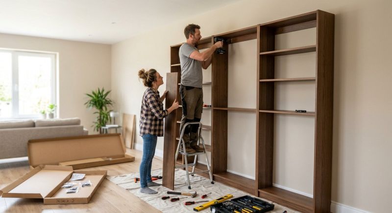Custom Bookcase Installation in Annapolis, MD