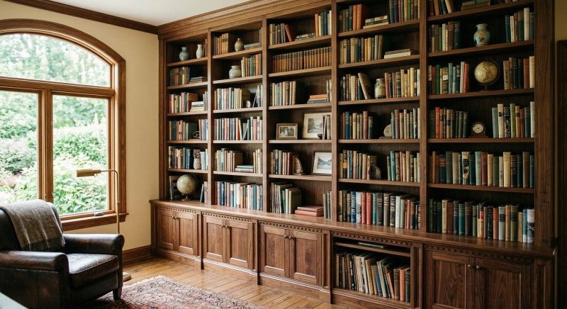 Custom Bookshelves Service in Durham, NC
