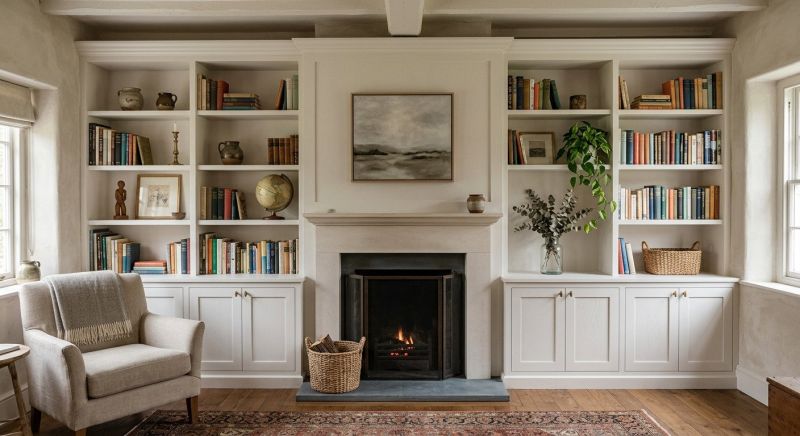 Fireplace Shelves Installation in Greensboro, NC