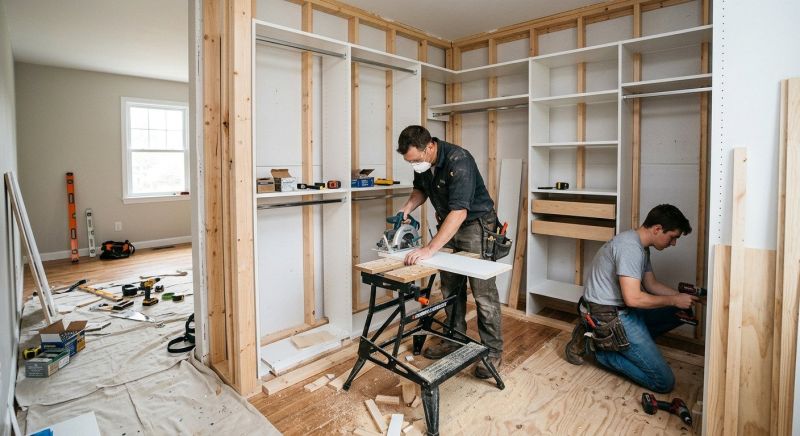 Mudroom Closet Installation in Alexandria, VA