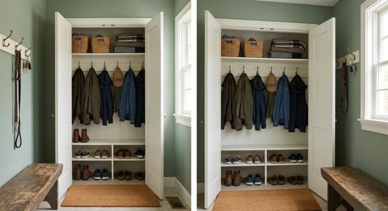 Mudroom Closet Installation in Frederick, MD