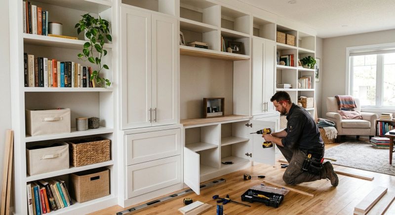 Mudroom Shelving Installation in Alexandria, VA