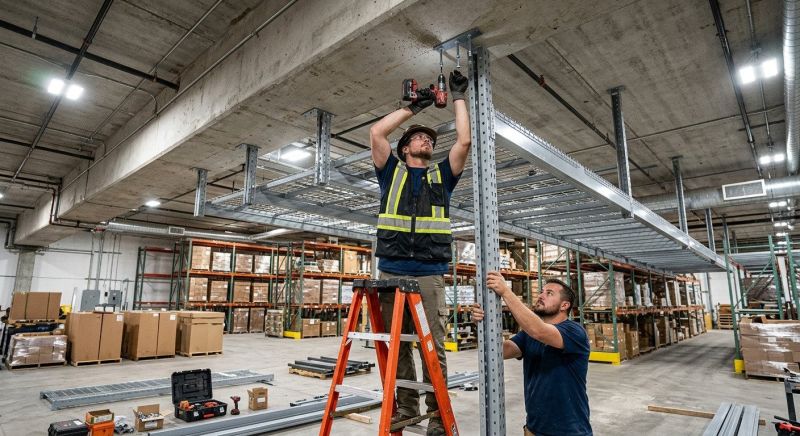 Overhead Shelving Installation in Frederick, MD