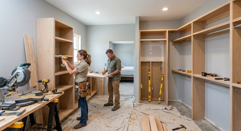 Walk In Closet Remodeling in Alexandria, VA