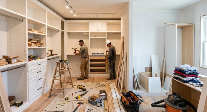 Walk In Closet Remodeling in Frederick, MD