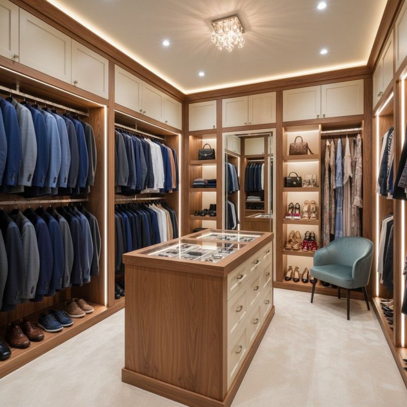 Walk In Closet Remodeling in Raleigh, NC